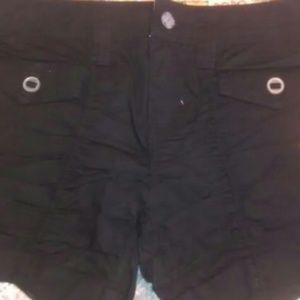 New with tags girls size 1 black pleated shorts